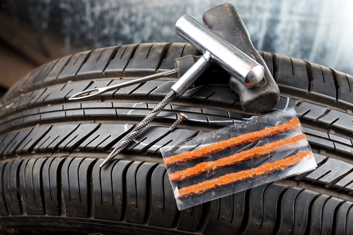 Comment réparer un pneu crevé